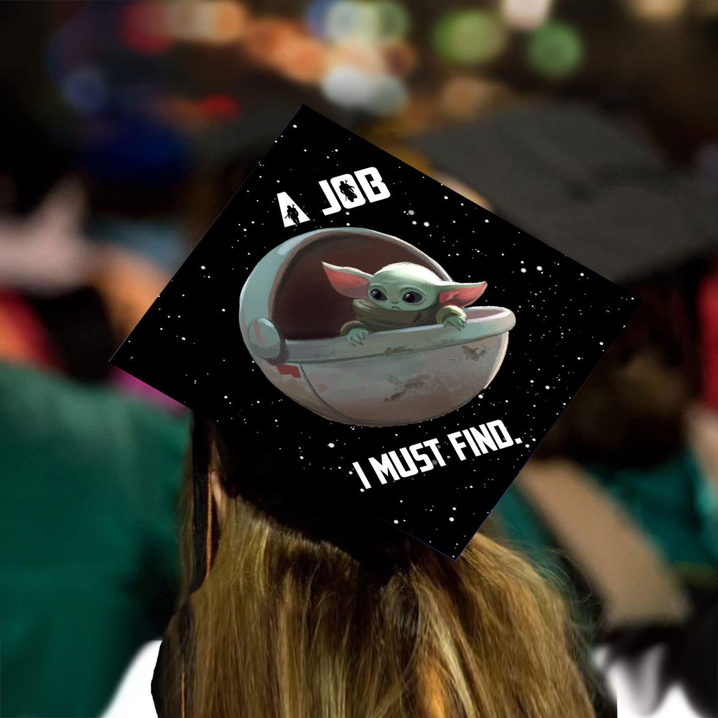 Mandalorian Grad Cap Tassel Topper