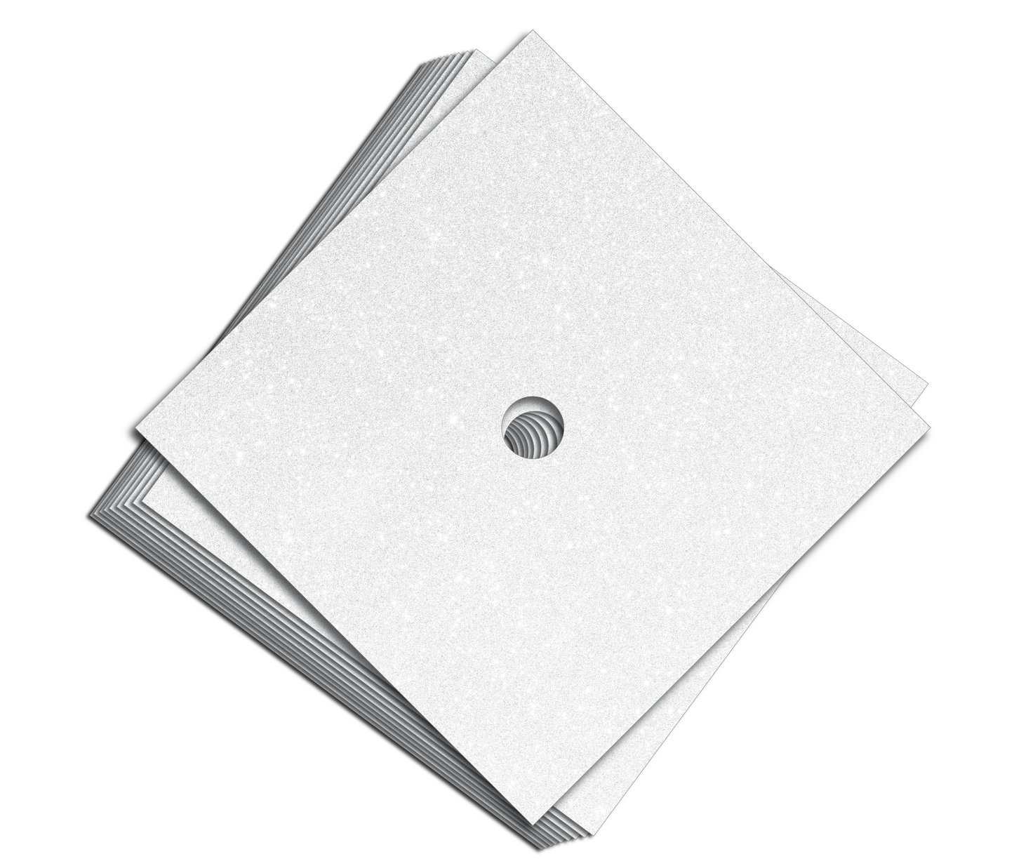 Glitter Heavyweight Premium Construction Card Stock for Grad Caps, 5 Sheets, DIY Grad Cap Decorations - Tassel Toppers - Professionally Decorated Grad Caps