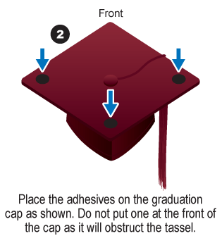 Graduation Cap Topper ™ - Achievement Unlocked - Tassel Topper - Tassel Toppers - Professionally Decorated Grad Caps