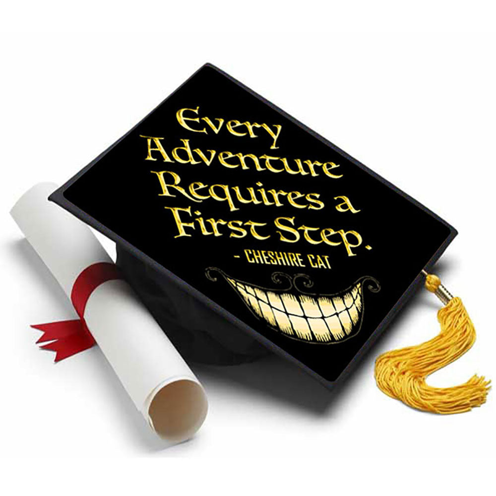 Graduation Cap Topper ™ - Alice in Wonderland - Tassel Topper - Tassel Toppers - Professionally Decorated Grad Caps