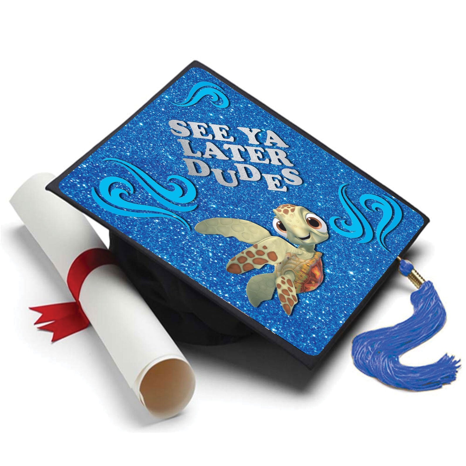 See You Later Dudes Grad Cap Topper – Grad Cap Toppers