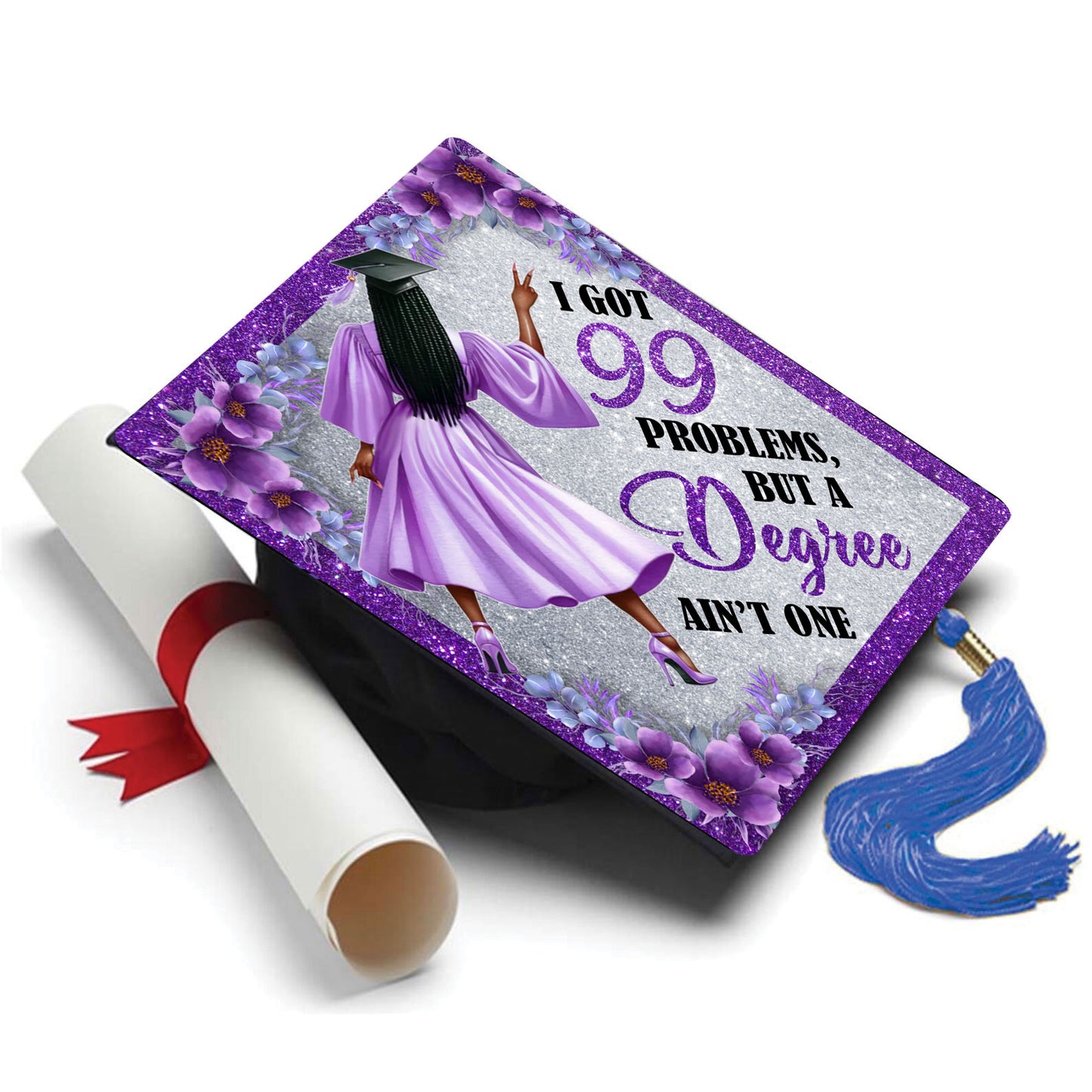 Graduation Cap Topper ™ -  99 Problems- JayZ - Tassel Topper