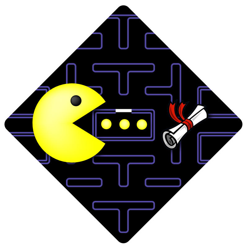 Pac Man - Grad Cap Tassel Topper