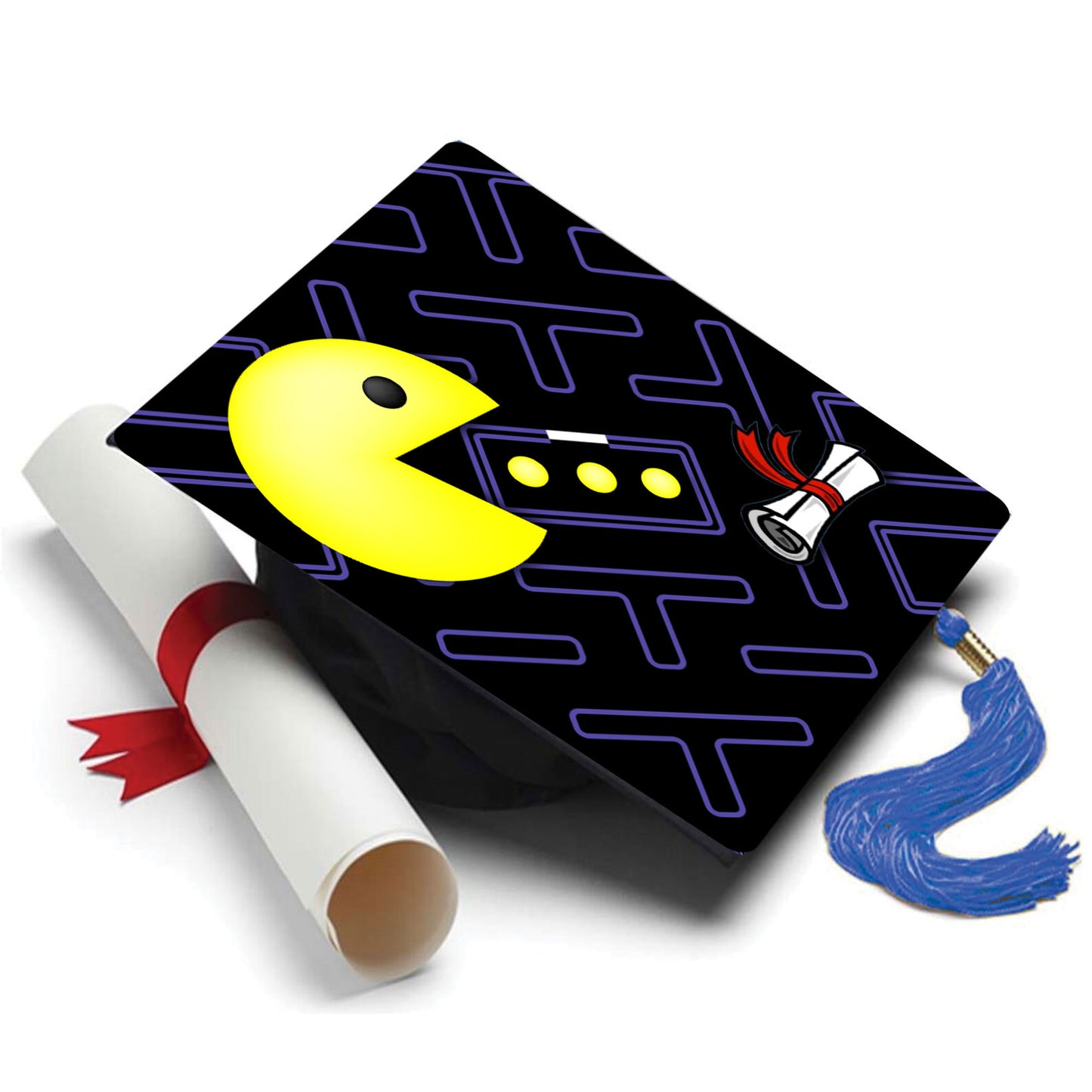 Pac Man - Grad Cap Tassel Topper