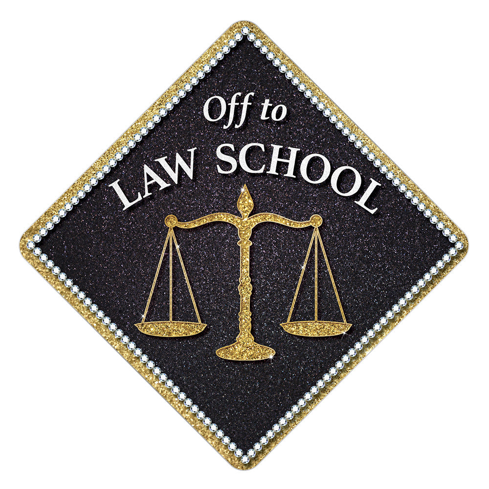 Law School Grad Cap Tassel Topper