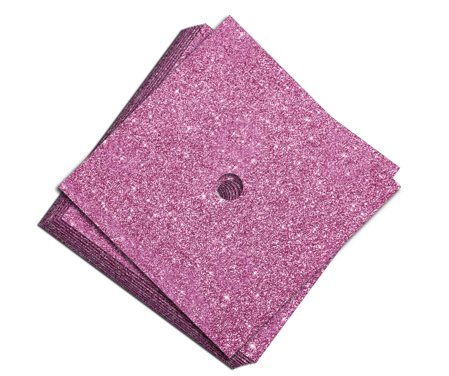 Glitter Heavyweight Premium Construction Card Stock for Grad Caps, 5 Sheets, DIY Grad Cap Decorations - Tassel Toppers - Professionally Decorated Grad Caps