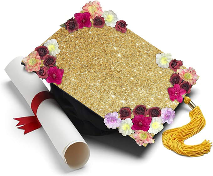 Grad Cap Decorating Kits - Do it Yourself - Grad Cap Topper - Tassel Toppers - Professionally Decorated Grad Caps