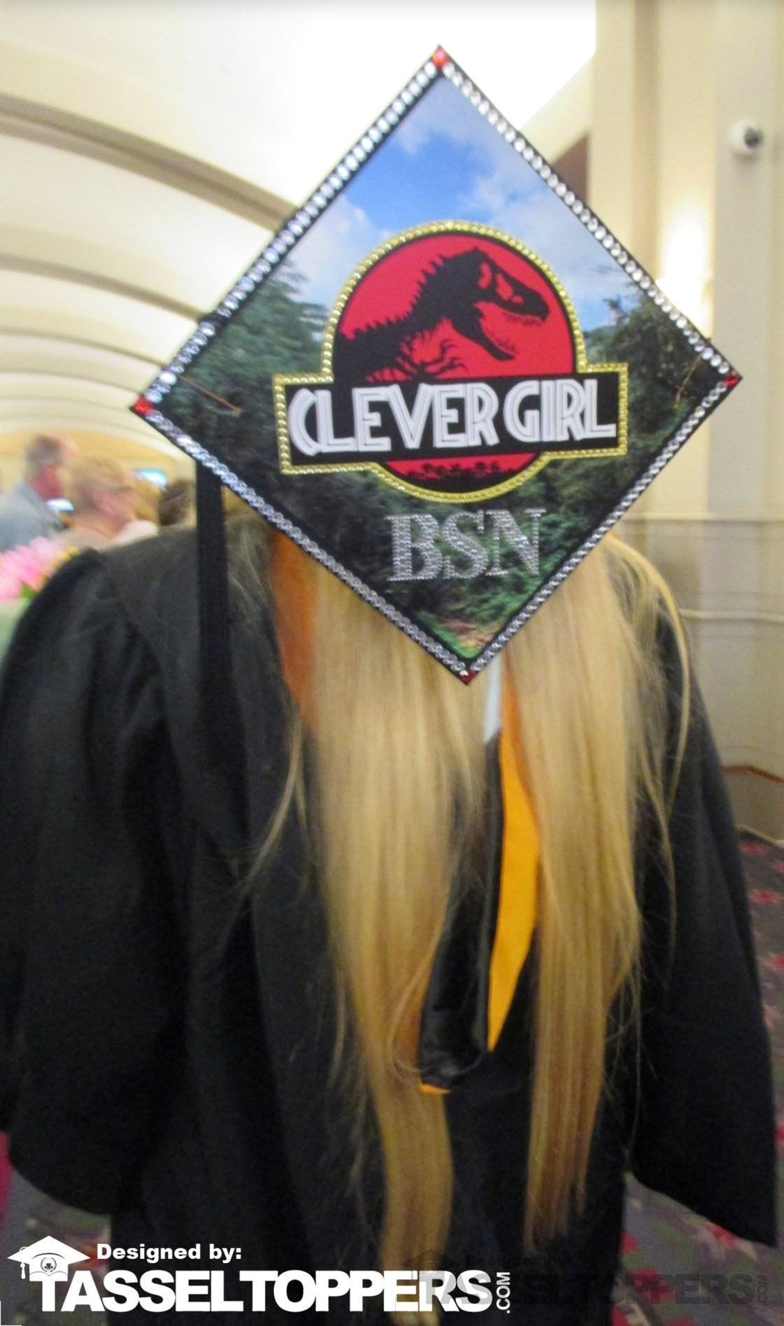 Clever Girl Grad Cap Tassel Topper - Tassel Toppers - Professionally Decorated Grad Caps