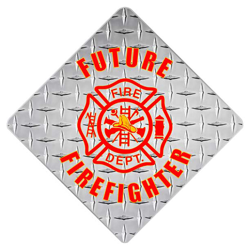 Future Firefighter Grad Cap Tassel Topper - Tassel Toppers - Professionally Decorated Grad Caps