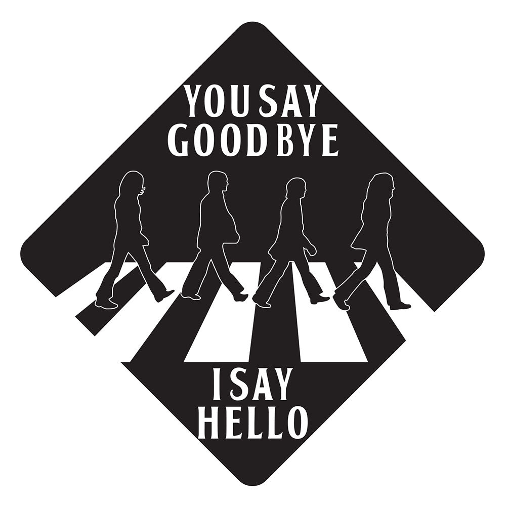 Graduation Cap Topper ™  - Beatles Say Goodbye - Tassel Topper - Tassel Toppers - Professionally Decorated Grad Caps