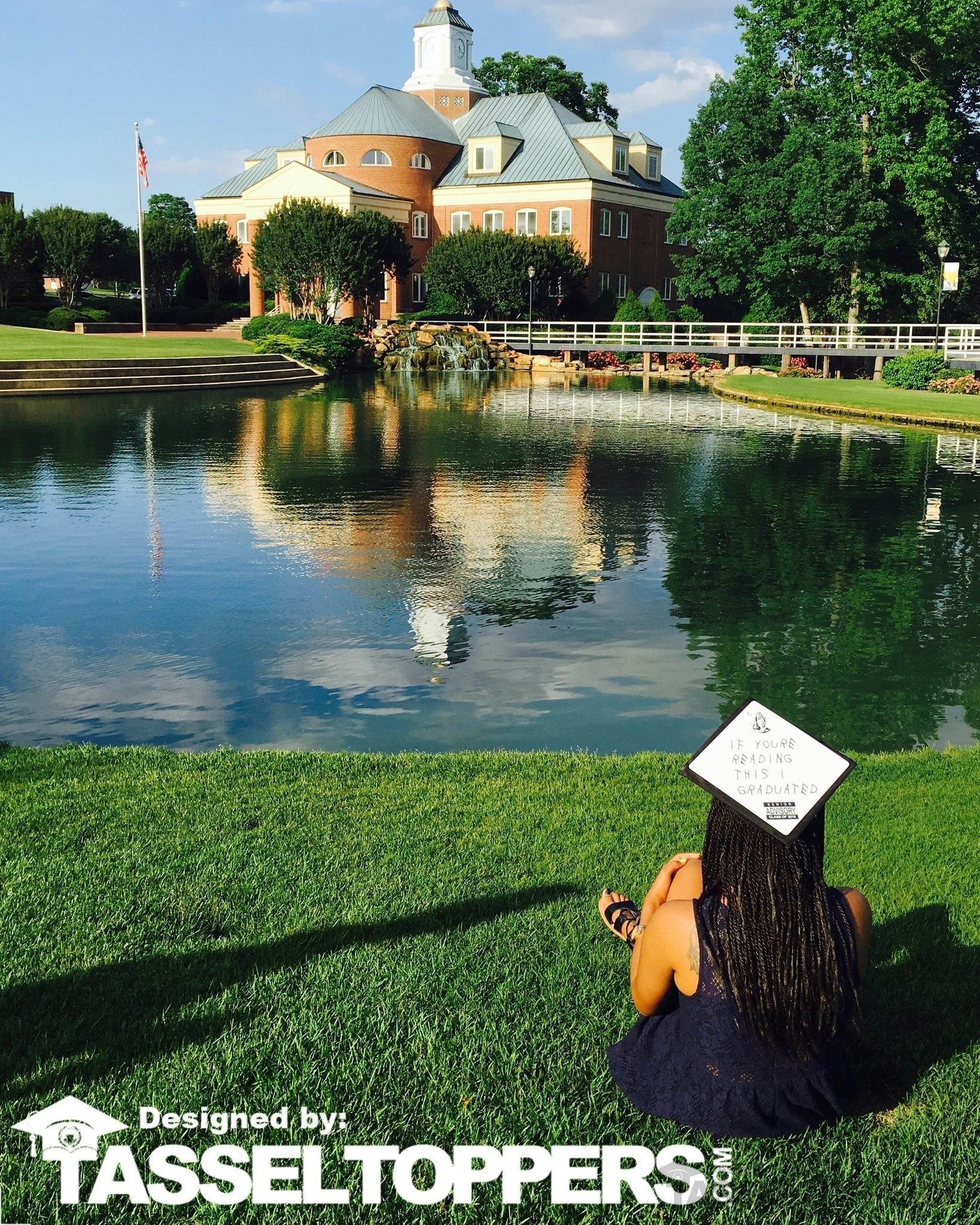 If Youre Reading This - Drake Grad Cap Tassel Topper - Tassel Toppers - Professionally Decorated Grad Caps