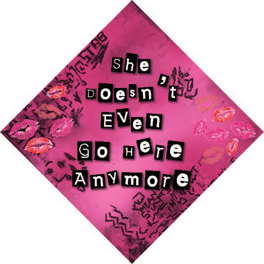 Mean Girls Grad Cap Tassel Topper - Tassel Toppers - Professionally Decorated Grad Caps