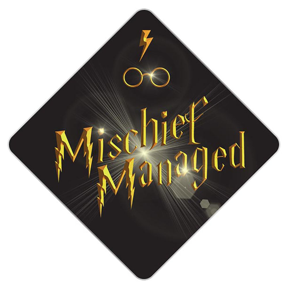 Mischief Managed Grad Cap Tassel Topper - Tassel Toppers - Professionally Decorated Grad Caps