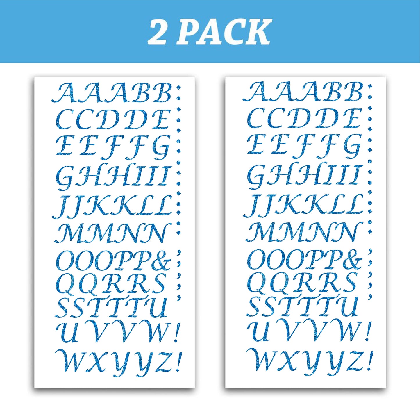 Peel and Stick Glitter Alphabet Letter Stickers for Grad Cap - Assorted Colors - Tassel Toppers - Professionally Decorated Grad Caps