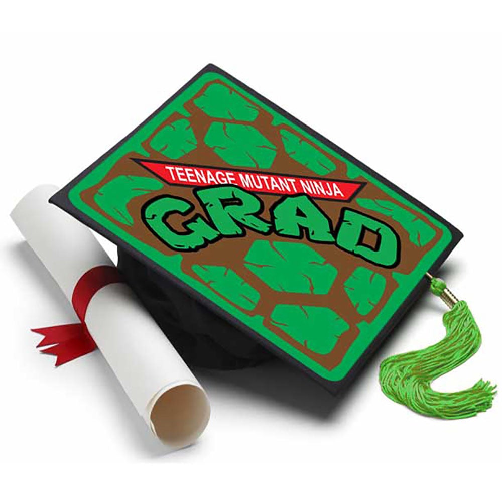 Teenage Mutant Ninja Grad Cap Tassel Topper - Tassel Toppers - Professionally Decorated Grad Caps