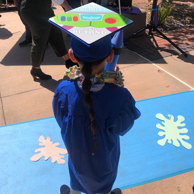 To Inifinity And Beyond - Toy Story Grad Cap Tassel Topper - Tassel Toppers - Professionally Decorated Grad Caps